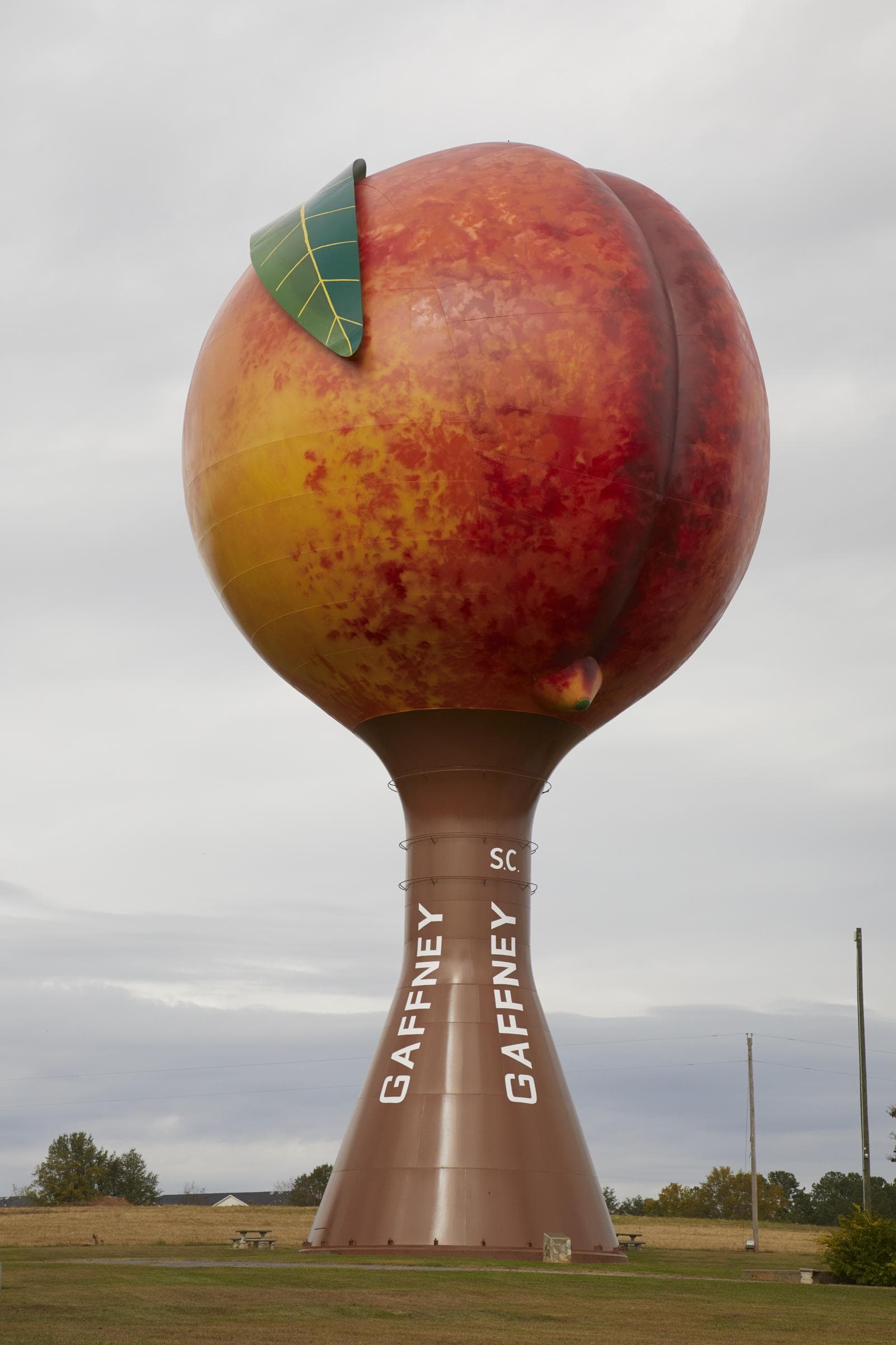 The Peachoid, Gaffney’s famous peach-shaped water tower